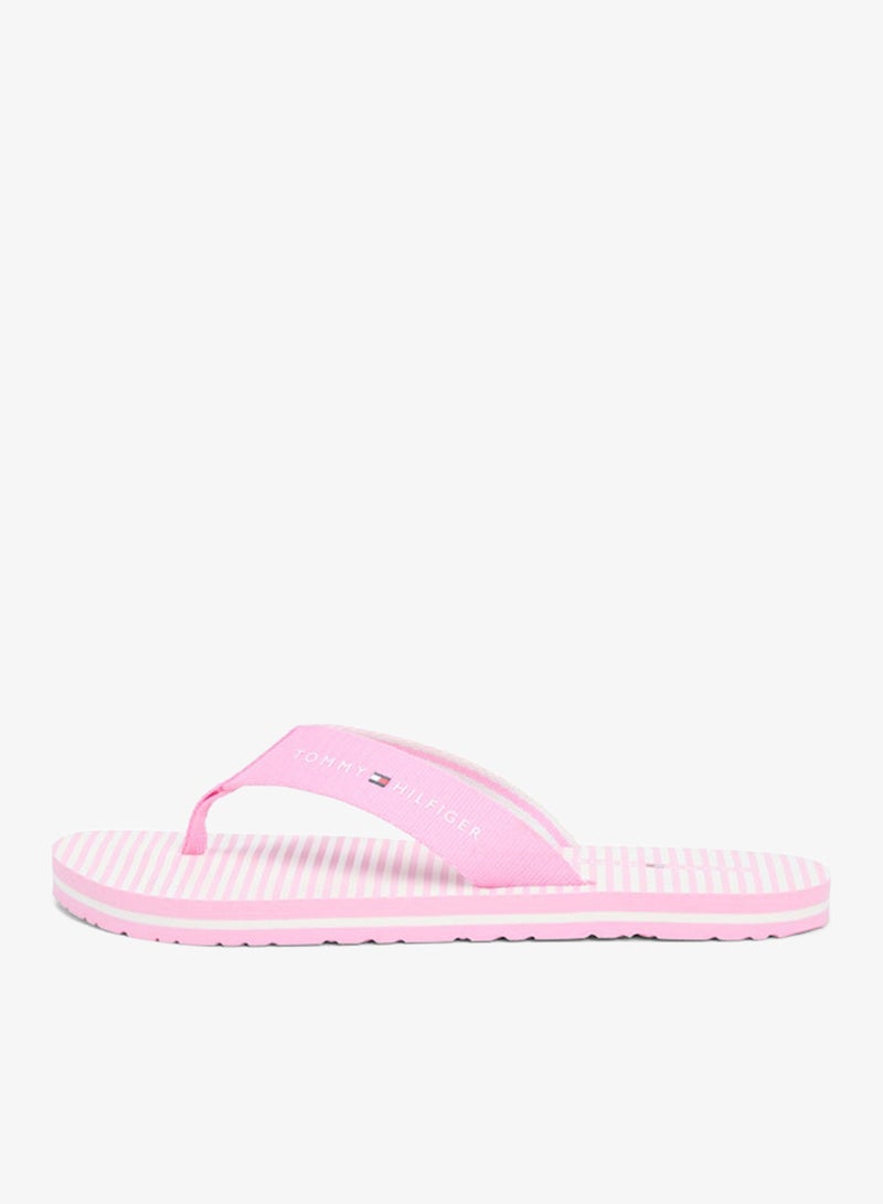 TOMMY HILFIGER Webbing Strap Ithaca Stripe Flip-Flops - Image 2